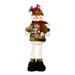 Susenc Plush Santa Snowman Elk with Retractable Spring Legs