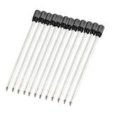 12pcs Ballpoint Pen Refills for Cross Pens Fine Point Pen Refill 7CM - Black Ink