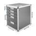 5 Drawer Desktop File Cabinet Document Storage Filing Cabinet W/ Label Lock