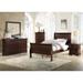 Lillie 4 Piece Cherry Sleigh Bedroom Set