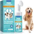 Dog Paw Cleaner Waterless Paw Cleaner for Dogs with Detachable Brush Head No-Rinse Natural Dog Paw Washer Portable Pet Paw Cleaner Effective Cleaning for Dog and Cat Paw