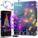 Twinkly Candies App-Controlled Candle-Shaped LED Light String w/ 200 RGB (16 Mil. Colors) 12 M / 39.4 FT. Green Wire. USB-C-Powered. String Lights Indoor Smart Home USB-C Not Included