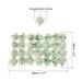 1 Set/28Pcs Miniature Static Flower Cluster Grass Tuft Model, White