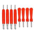 8Pcs Tire Repair Tool Stem Core Removal Tool for Car Bike Truck(Red 4Pcs Single Head + 4Pcs Double Head)