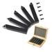 5 PCS Indexable Carbide Tipped Lathe Cutter Tool Set 12.7mm 1/2 Lathe Boring Bar Facing Turning Tool Holder Set with Indexable Tungsten Carbide Tips for CNC Machine