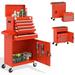 5 Drawer Mechanic Tool Chest with Wheels Heavy Duty Rolling Tool Box Cabinet Keyed Locking System Toolbox Organizer for Workshop Red