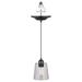Products Pendant Light with Clear Glass Cylinder Shade with Bronze Adapter Transitional Recessed Light Conversion Kit for 6 and 4 Recessed Mounted Cans Ceiling Light Fixtures