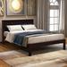 Twin Size Platform Bed Frame with Headboard & Wood Slat Support No Box Spring Needed for Bedroom, Guestroom, Hotel, Espresso