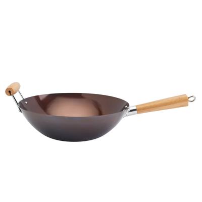 Infuse 13.75" Carbon Steel Open Wok