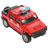 Kids Fire Truck Model Plastic Fire Truck Toy Simulated Inertia Fire Truck Toy Fire Truck Cognition Toy