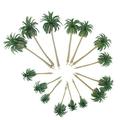 15pcs Scenery Model Coconut Palm Trees HO N Z Scale
