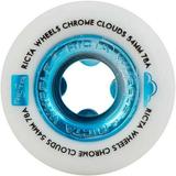 RICTA 54Mm Clouds White 78A Skateboard Wheels - Set Of 4 White/Blue