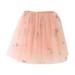 ZHAGHMIN Party Outfits for Girls Toddler Girls Dress Summer Fashion Dress Princess Dress Casual Dress Tutu Mesh Skirt Outwear Solid Colour Frocks Girls 3_4Years Princess Girl Dress First Birthday Gi