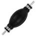 Fuel Pump Rubber Aluminum Hand Fuel Pump Line Hand Primer Bulb All Fuels For Car Boat Marine Outboard Black (6mm)