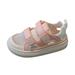 nsendm Female Shoes Big Kid Tennis for Kids and Girl s Mesh Board Shoes Solid Color Hollow Beach Shoes Sports Sandals for 7 Toddler Girls Shoes Pink 1