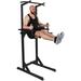 Power Tower Adjustable Height Standing Pull Up Bar Dip Station for Home Gym Heavy Duty Holds Up to 660LBS