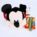Mickey Mouse Head Shoulder Bag with Mickey Mouse Jump Rope (7 Feet) | Mickey Mouse Plush Bag | Mickey Mouse Plush Toy for Kids | Mickey Mouse Exercise Jump Rope