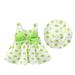 ZHAGHMIN Tea Party Dresses for Girls Princess 03 Vacation Dot Girls Beach Sun Set Years Dresses Ruffles Dress Toddler Summer Sleeveless Baby Hat Girls Dresses Toddler Girls Skirt Two Piece Girl Dres