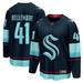 Men's Fanatics Branded Pierre-Edouard Bellemare Deep Sea Blue Seattle Kraken Home Breakaway Player Jersey