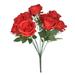 Artificial Flowers For Cemetery Memorial Flower Bouquet For Home Floral Decor Artificial Silk Rose Flowers Bouquet