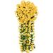 WOXINDA Artificial Orchid Flower Hanging Hanging Wall Bunch Hanging Violet Garland Wisteria Flowers Basket Artificial Artificial Flowers Wooden Flowers Teal Artificial Flowers Peach Flowers Artificial