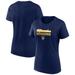 Women's Fanatics Branded Navy Milwaukee Brewers State Script T-Shirt