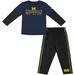 Toddler Colosseum Navy/Black Michigan Wolverines Long Sleeve T-Shirt & Pants Set