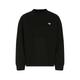 Prada Logo Plaque Round-Neck Sweatshirt Black