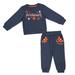 Girls Toddler Colosseum Navy Illinois Fighting Illini Flower Power Fleece Pullover Sweatshirt & Pants