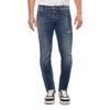 Stoffhose LE TEMPS DES CERISES "JEAN HOMME TRIOLET", Herren, Gr. 28, US-Größen, blau, 100% Baumwolle, Hosen, mit kleinen Used-Elementen