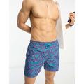 Speedo leisure 16"" watershorts in blue triangle print-Multi