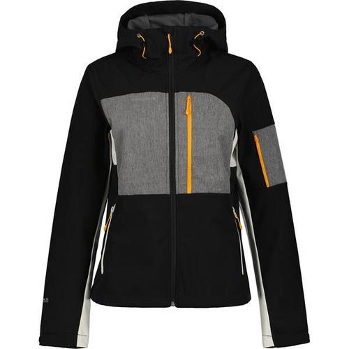 ICEPEAK Damen Funktionsjacke BURLEY, Größe 40 in SCHWARZ