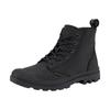 Schnürboots PALLADIUM "PAMPA ZIP LTH ESS", Gr. 41, schwarz, Leder, sportlich, Schuhe, Schnürstiefelette mit Reißverschluss