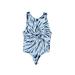 rue21 Bodysuit: Blue Tops - Women's Size X-Large