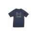 Under Armour Active T-Shirt: Blue Sporting & Activewear - Kids Boy's Size Small