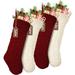 ASTER-FORM CORP Stockings Cotton in Red/White | 18 H in | Wayfair G09CD88N2T