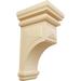 Ekena Millwork 14" H x 7" W x 7.75" D Wood Bracket/Corbel Wood in Brown | 14 H x 7 W x 7.75 D in | Wayfair CORW07X07X14WFMA-CASE-2