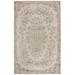 Beige 65" x 105" L Area Rug - Lofy Rectangle Atina Rectangle 5'5" X 8'9" Area Rug w/ Non-Slip Backing 105.0 x 65.0 x 0.4 in whiteWool | Wayfair