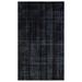 Black 65" x 107" L Area Rug - Lofy Atina Oriental Machine Woven Rectangle 5'5" x 8'10" Wool/ Area Rug in 107.0 x 65.0 x 0.4 in Wool | Wayfair