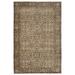 Brown/White 100 x 65 x 1 in Area Rug - Lofy Rectangle Atina Rectangle 5'5" X 8'4" Area Rug Wool/Cotton | 100 H x 65 W x 1 D in | Wayfair