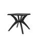 Ebern Designs Leflar 27.4 L x 27.4 W Outdoor Table Plastic in Black | 30 H x 27.4 W x 27.4 D in | Wayfair CAE929247BEE4166AA6D666BBC67DB6D