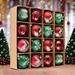 The Holiday Aisle® Jarv Ball Ornament Christmas Set Plastic in Green/Red | 12.7 H x 12.7 W x 3 D in | Wayfair 66CD29931FC74A91A22903D8B19CBC60