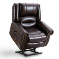 Red Barrel Studio® Dual Motor Power Lift Recliner Chair, Lay Flat in 70.47" Length | 41.7 H x 40 W x 70.47 D in | Wayfair