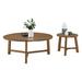 Red Barrel Studio® Newbury 2 Piece Coffee Table Set Wood in Brown | Wayfair 450FA5C04C5E4A8282565EEC99F41191