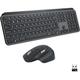 Logitech MX Master 3S Wireless Darkfield Mouse & MX Keys S Wireless Keyboard Bundle, Black