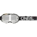 Oneal B-10 Attack Motocross Brille, schwarz-weiss