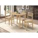 Coaster Furniture Bucknell 3-piece Dining Set with Drop Leaf Brown And Natural