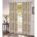 Maisie Floral Printed Sheer Grommet Window Panel, 54x84 Inches