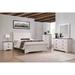 Marilyne 6 Piece Chalk Gray Rustic Sleigh Bedroom Set