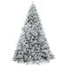 6FT Realistic Snow-Flocked Pine Artificial Holiday Christmas Tree